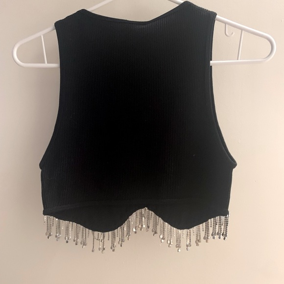 Zara bedazzled crop top! - Picture 4 of 5